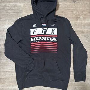 Fox Honda Black Hoodie Medium